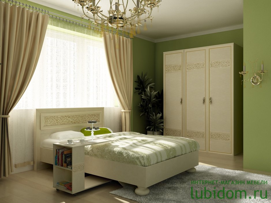 Расцветки обоев для спальни