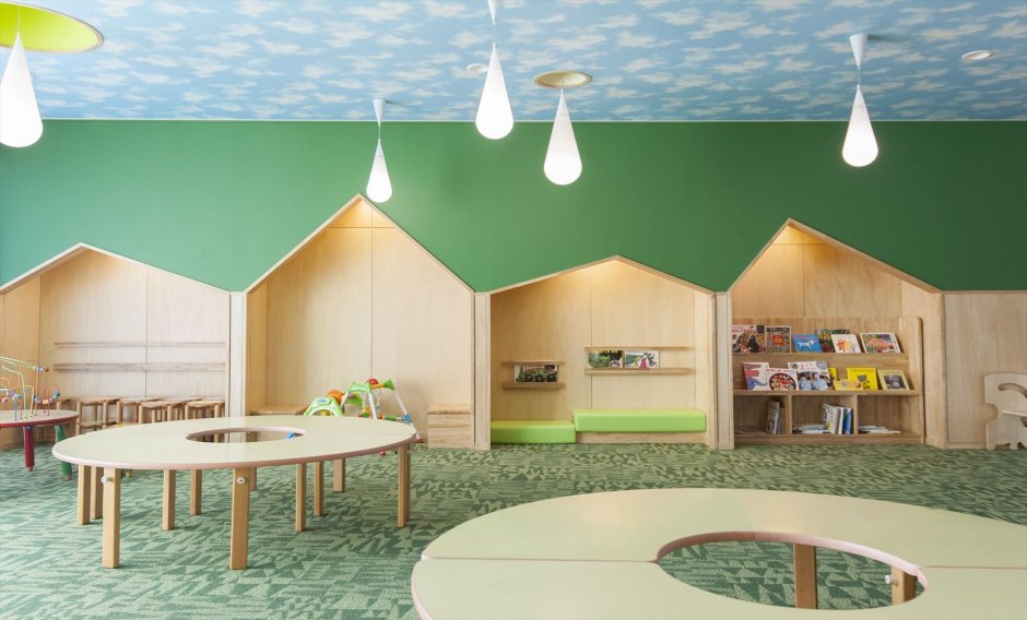 Интерьеры детских садов в Европе
