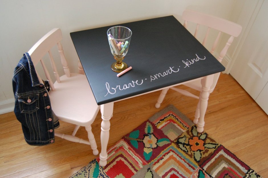 Как покрасить ножки стола