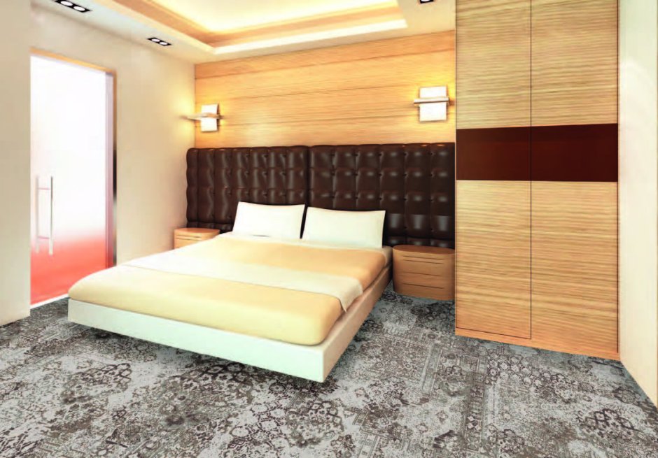 Отделка спальни МДФ панелями