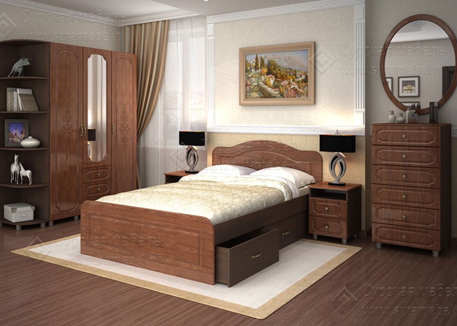 Спальня Фиеста Сурская мебель