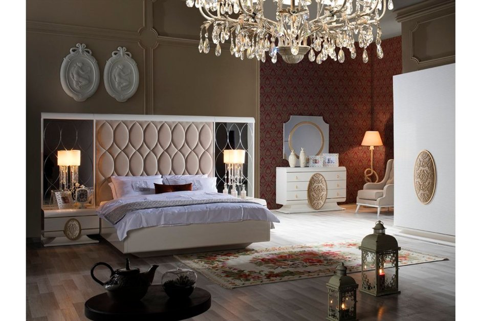 Турецкие спальные гарнитуры Неоклассика