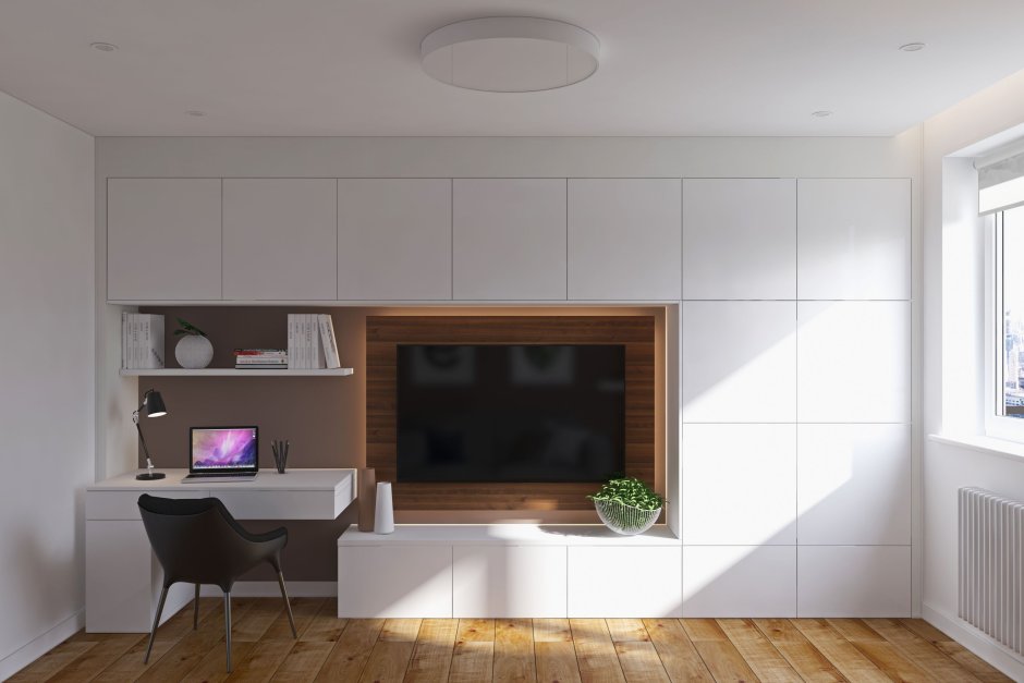 Комната с компьютерным столом