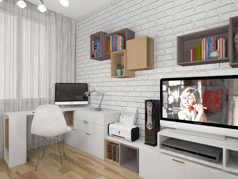 Полки для домашнего кабинета