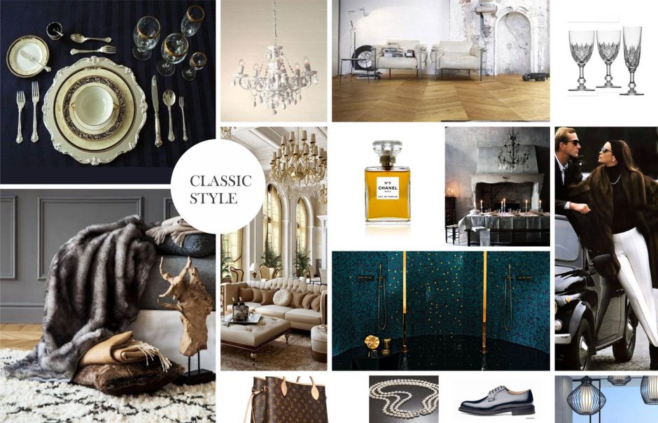 Мудборд Неоклассика