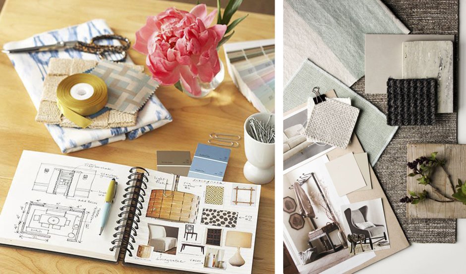 Мудборд интерьера