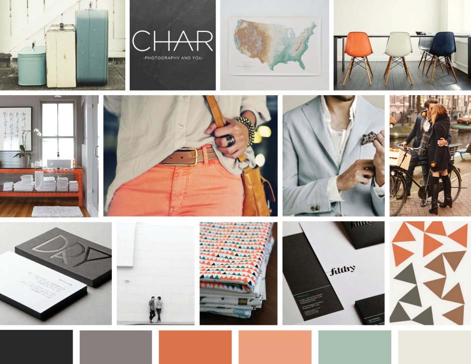 Мудборд для логотипа