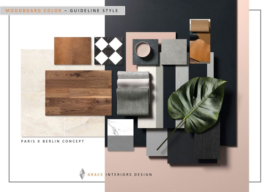 Мудборд графический дизайн