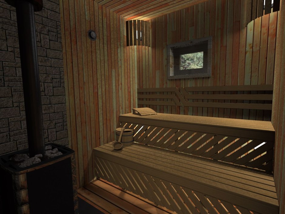 Баня в стиле Минимализм