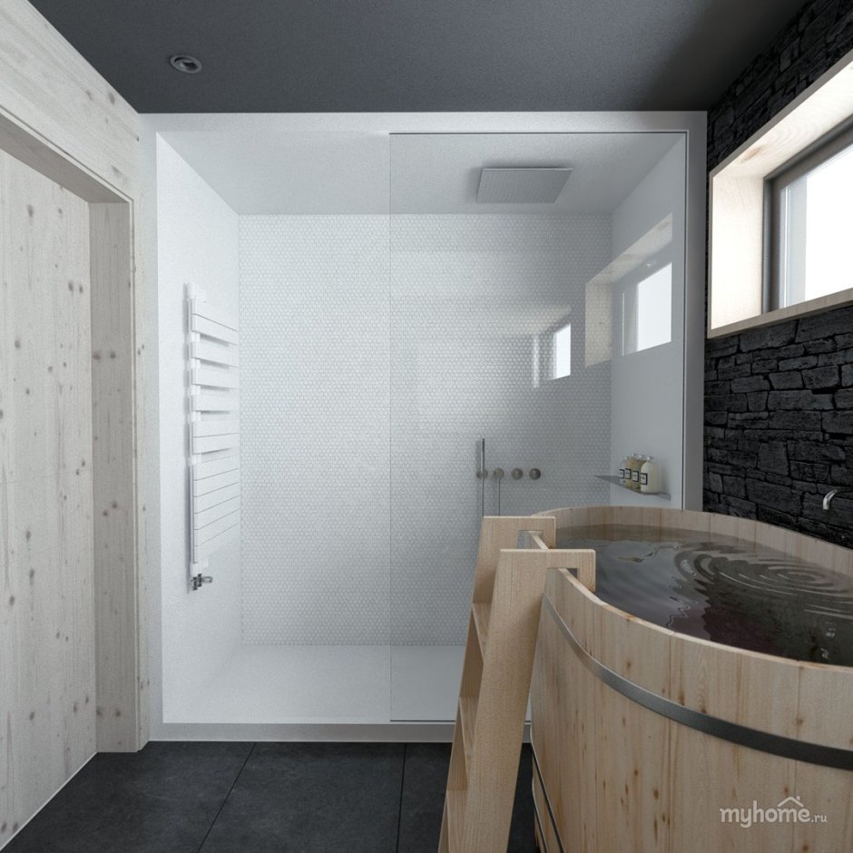 Баня в стиле Минимализм