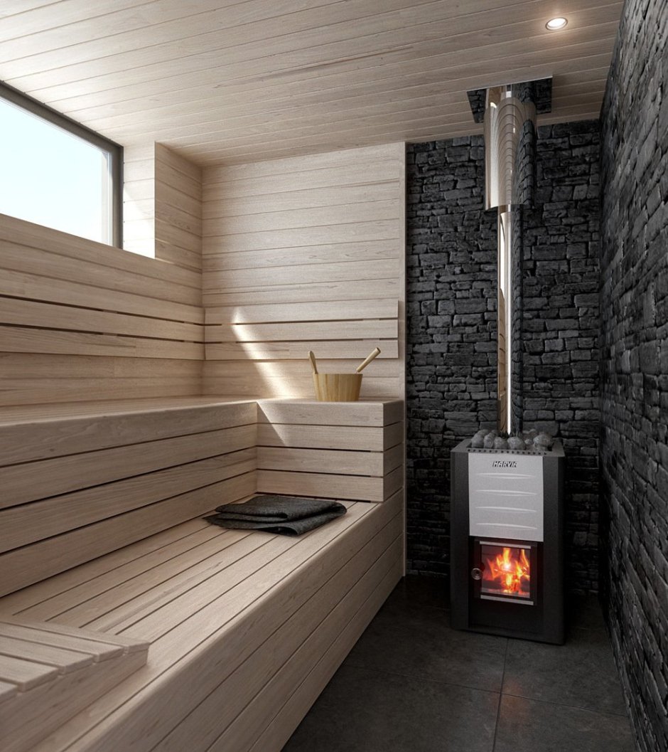 Дом с односкатной крышей Скандинавия