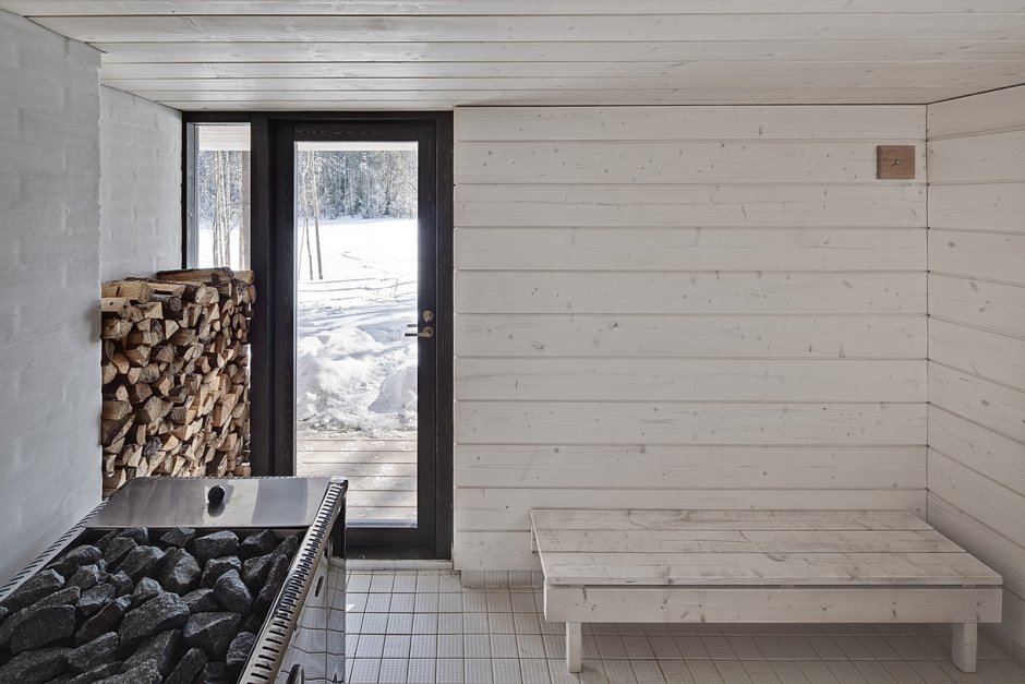 Баня в скандинавском стиле