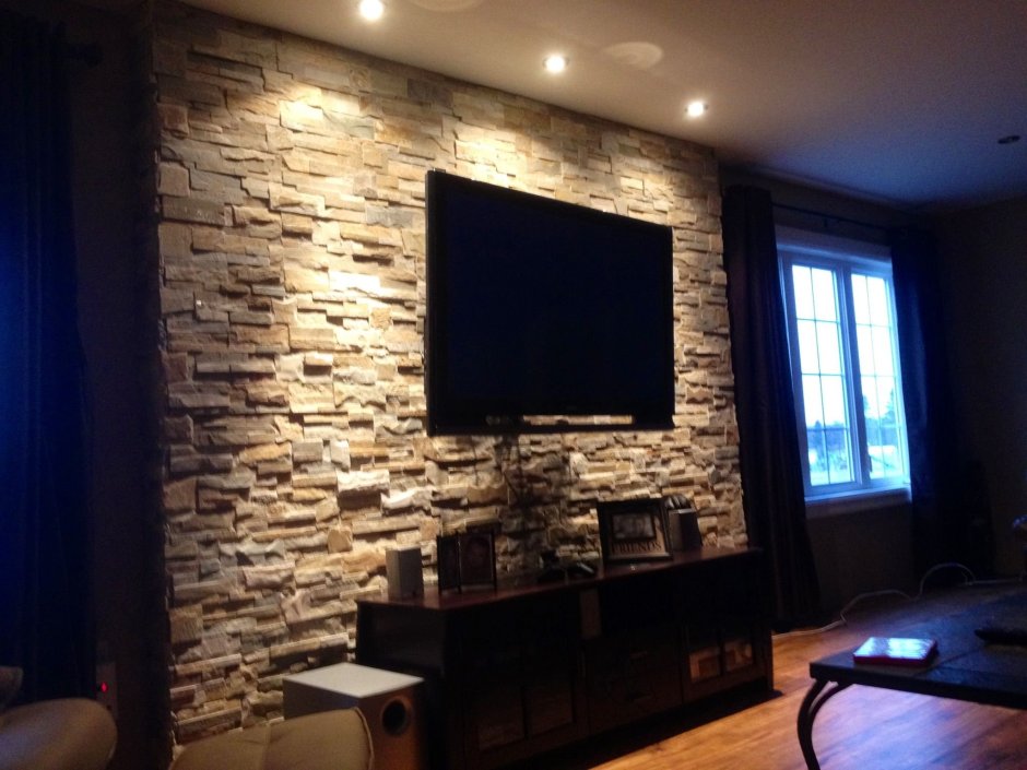 Декоративный камень телевизор