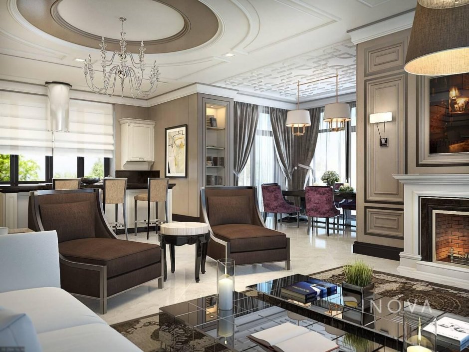 Италия Нео Неоклассика интерьер