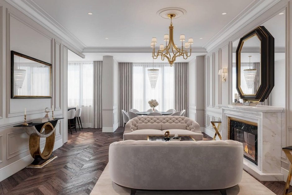 Коттеджи в стиле неоклассики