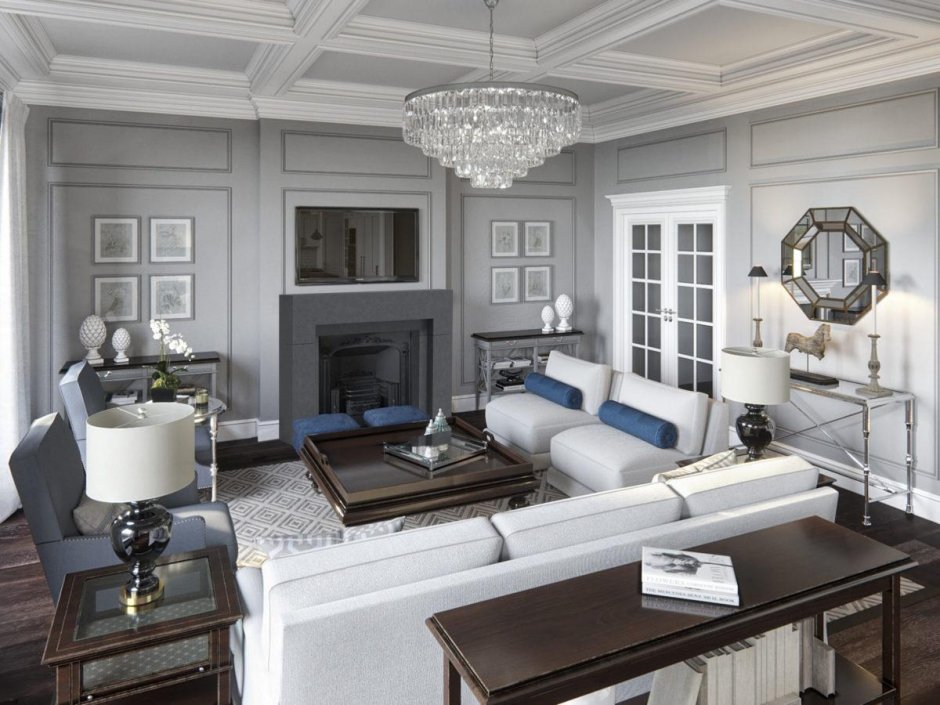 Вилла Неоклассика интерьер Turri