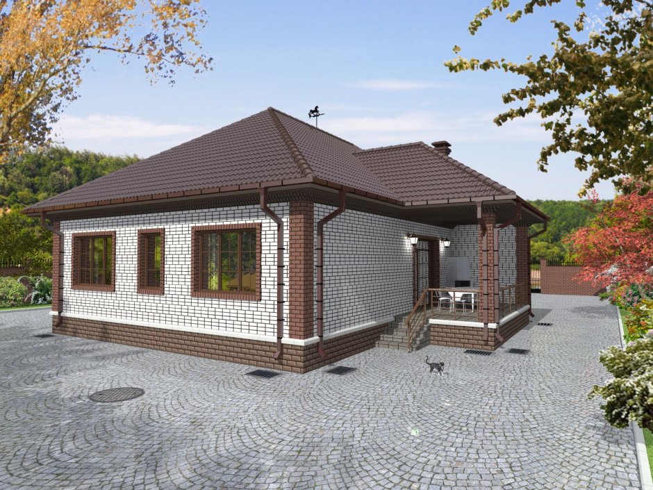 Z500 проекты одноэтажных с мансардой