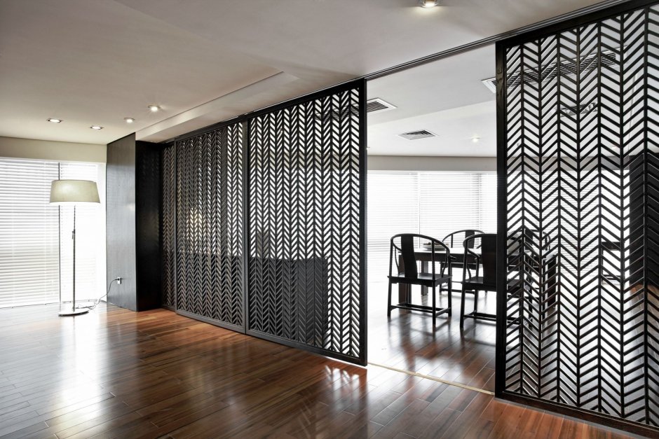 Декоративные перегородки из металла