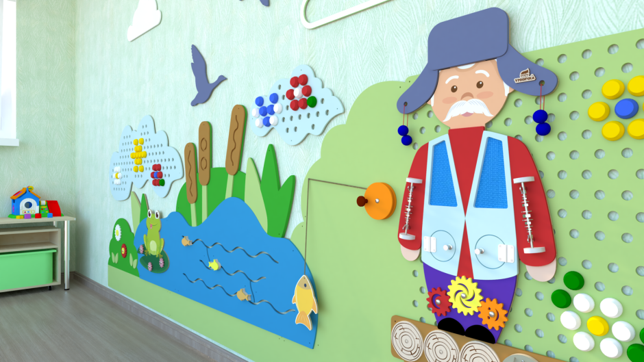 Декорирование стен в детском саду