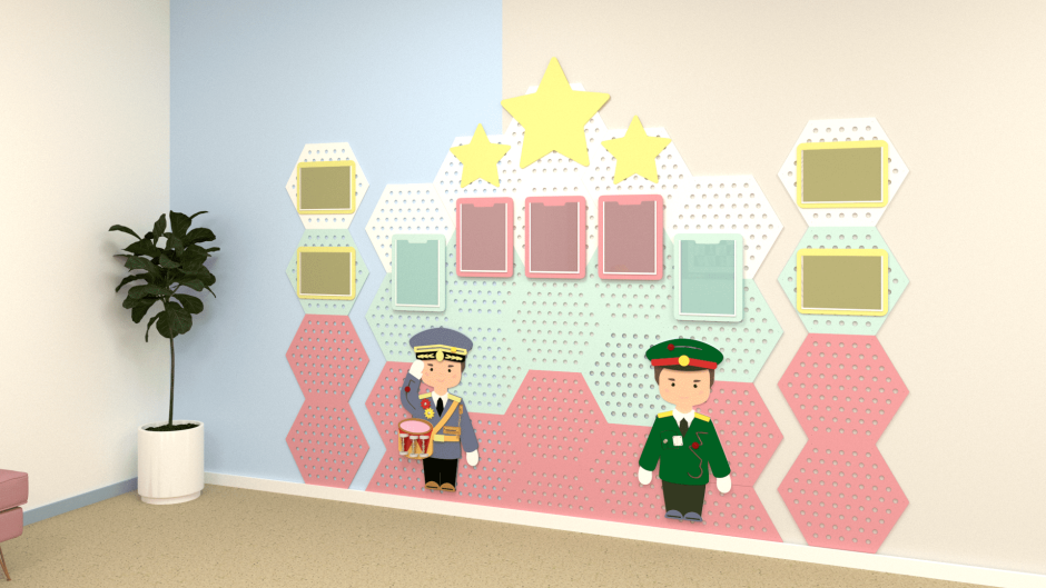 Игровые элементы настенные Beleduc