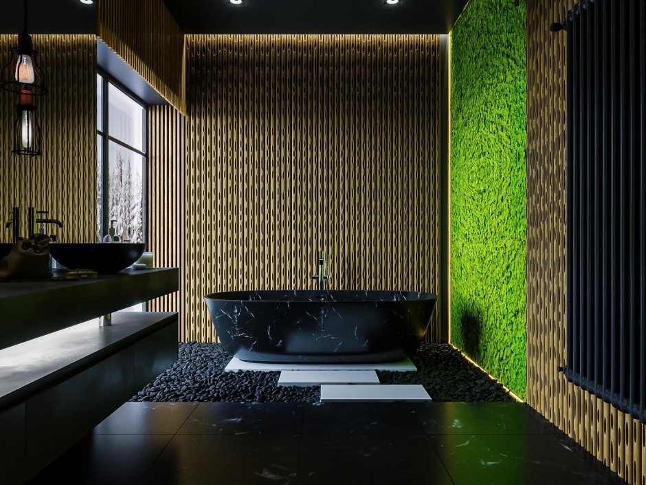 Отделка из бамбука