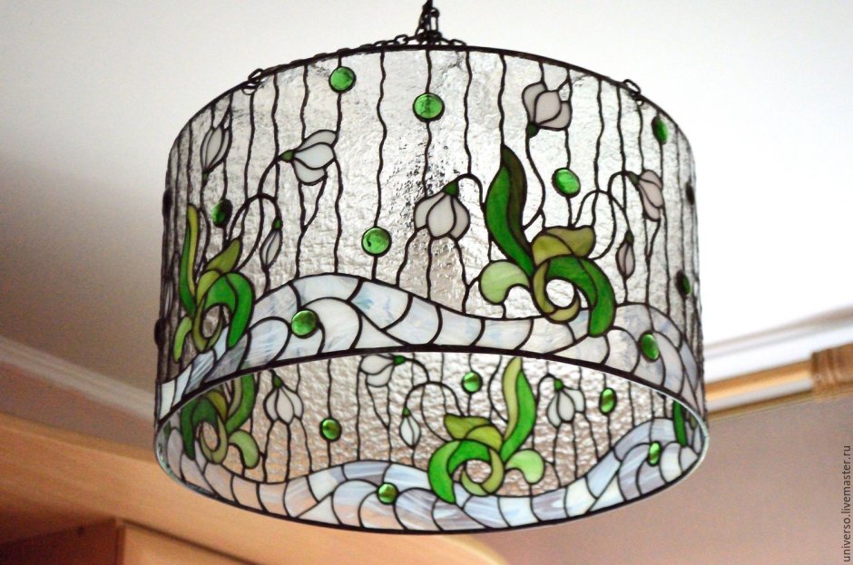 Люстра витраж Тиффани