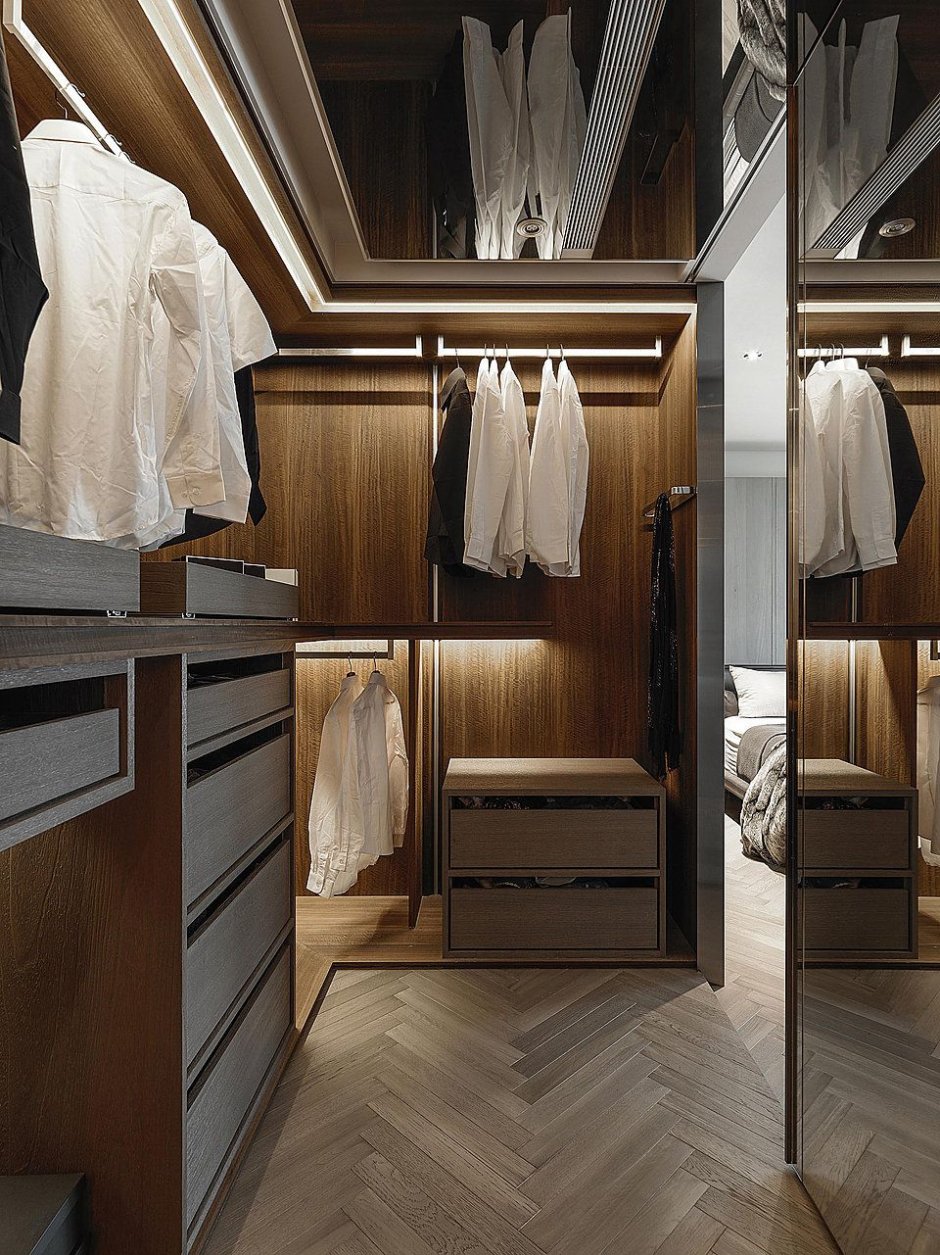 Комната с ванной и гардеробной