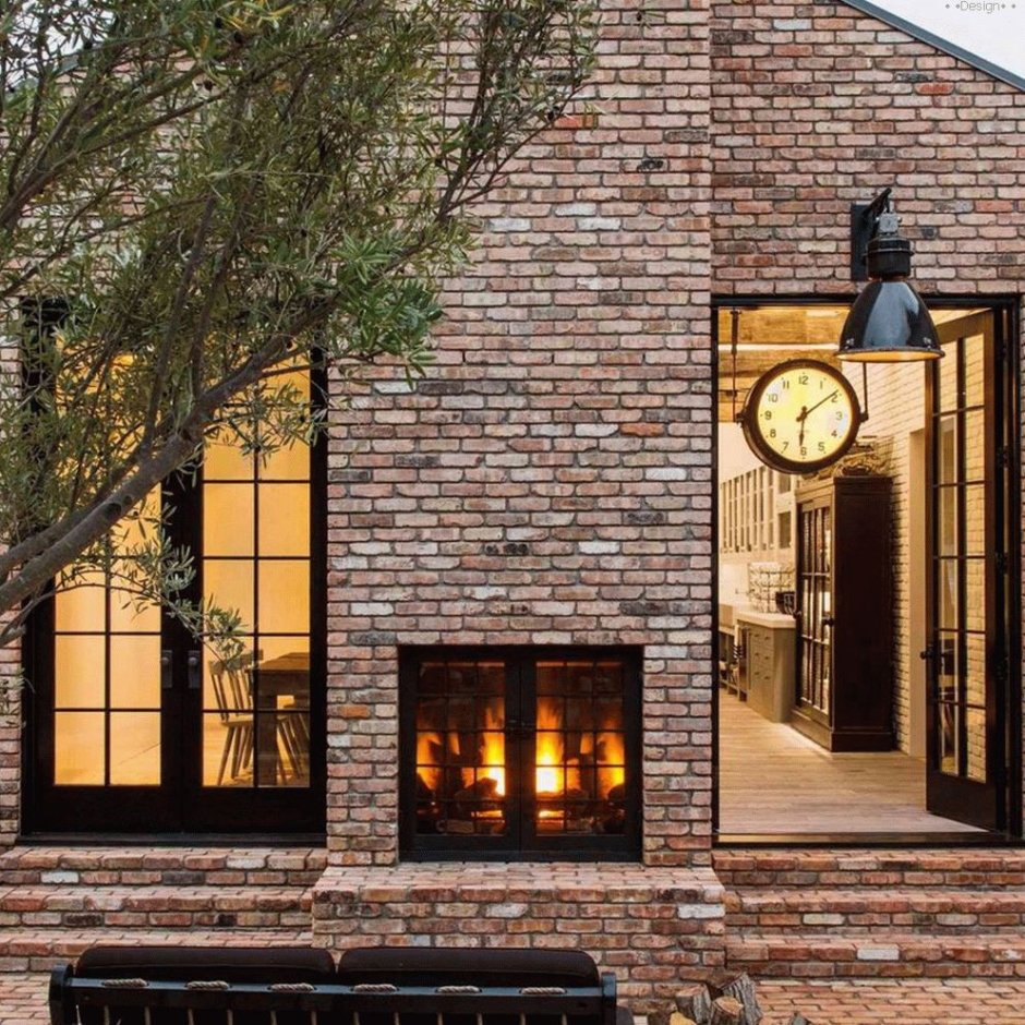 Фасады домов в стиле лофт