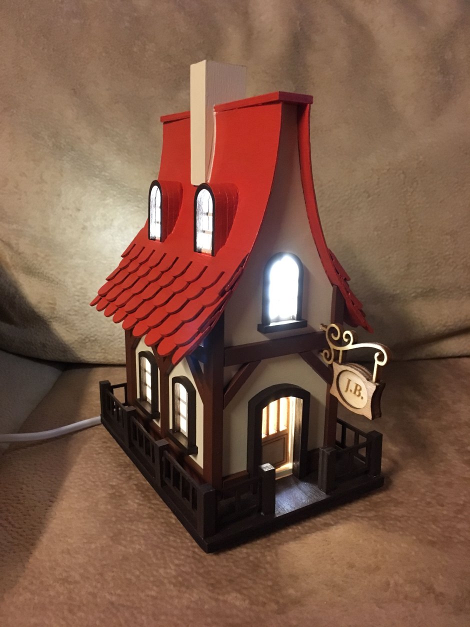 Светильник домик