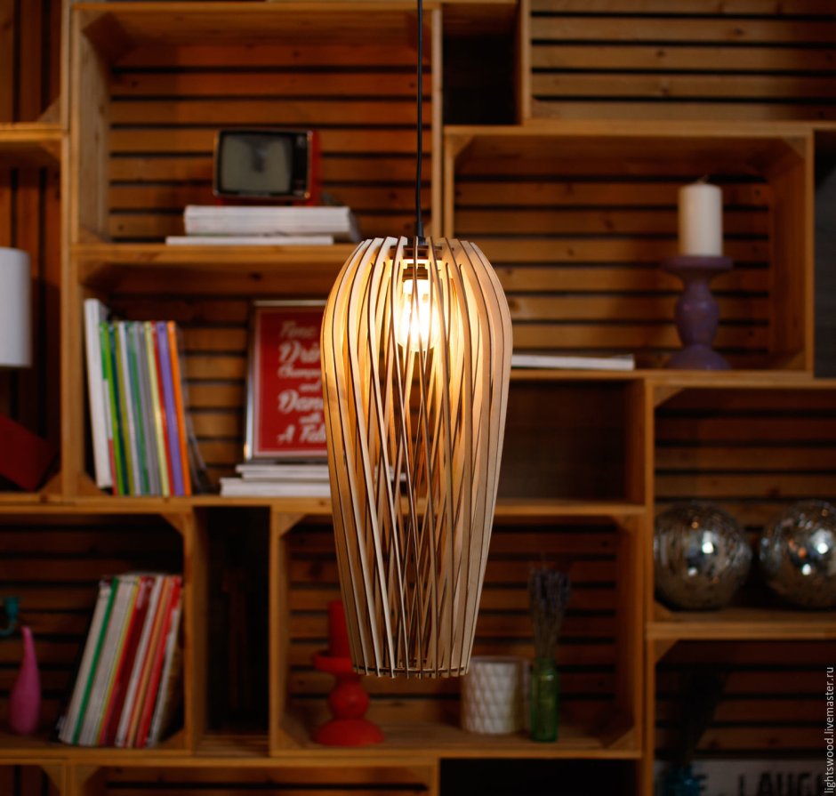 Торшер из фанеры