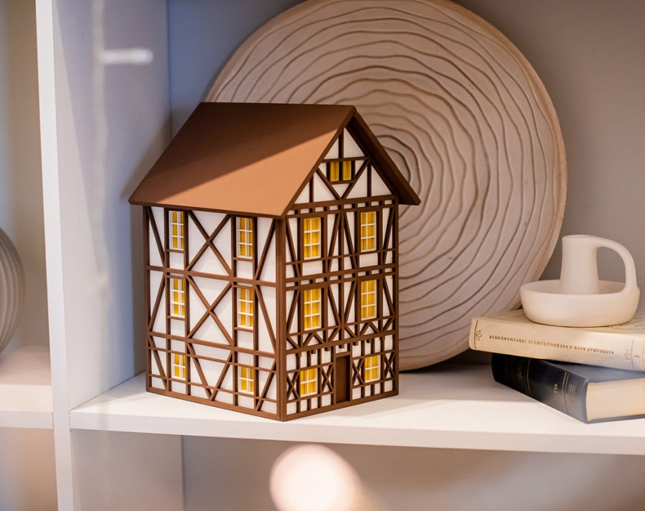 Светильник домик