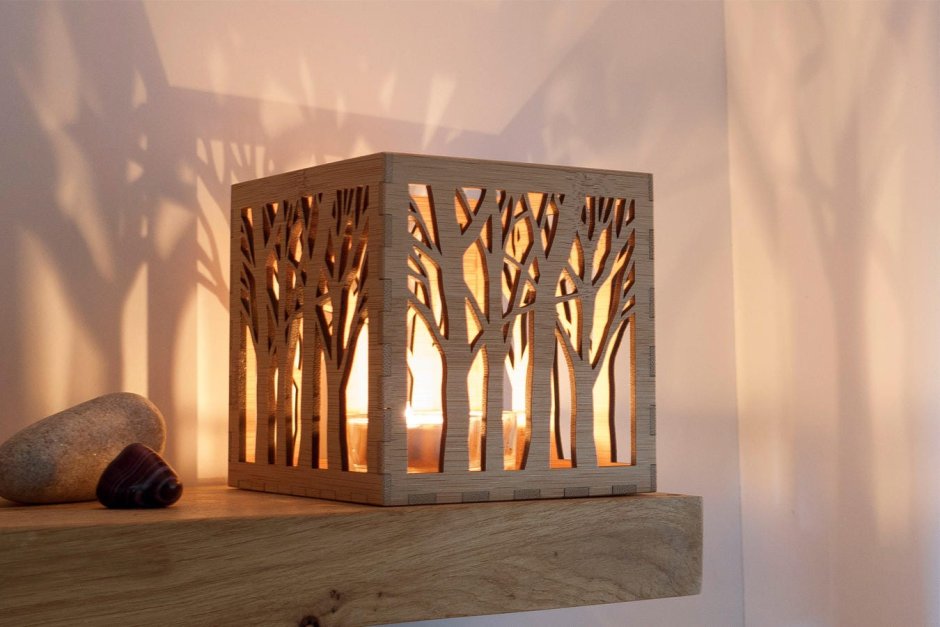 Светильник из фанеры