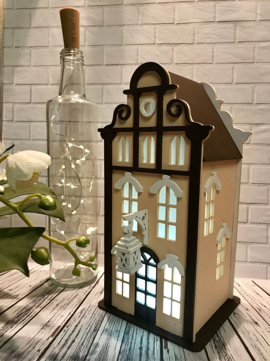 Голландский домик светильник