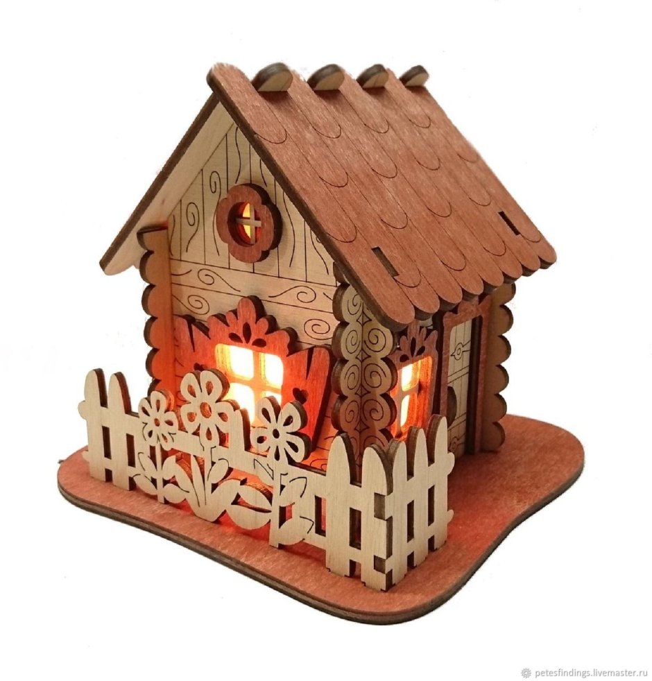 Заготовка из фанеры домик