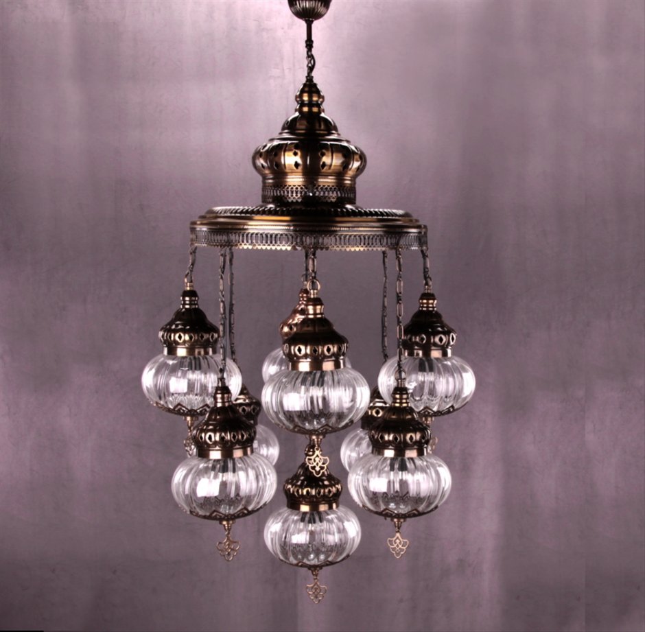 Люстра 9 плафонов