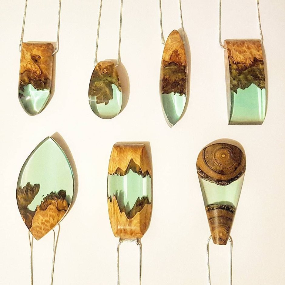 Изделия из эпоксидки и дерева