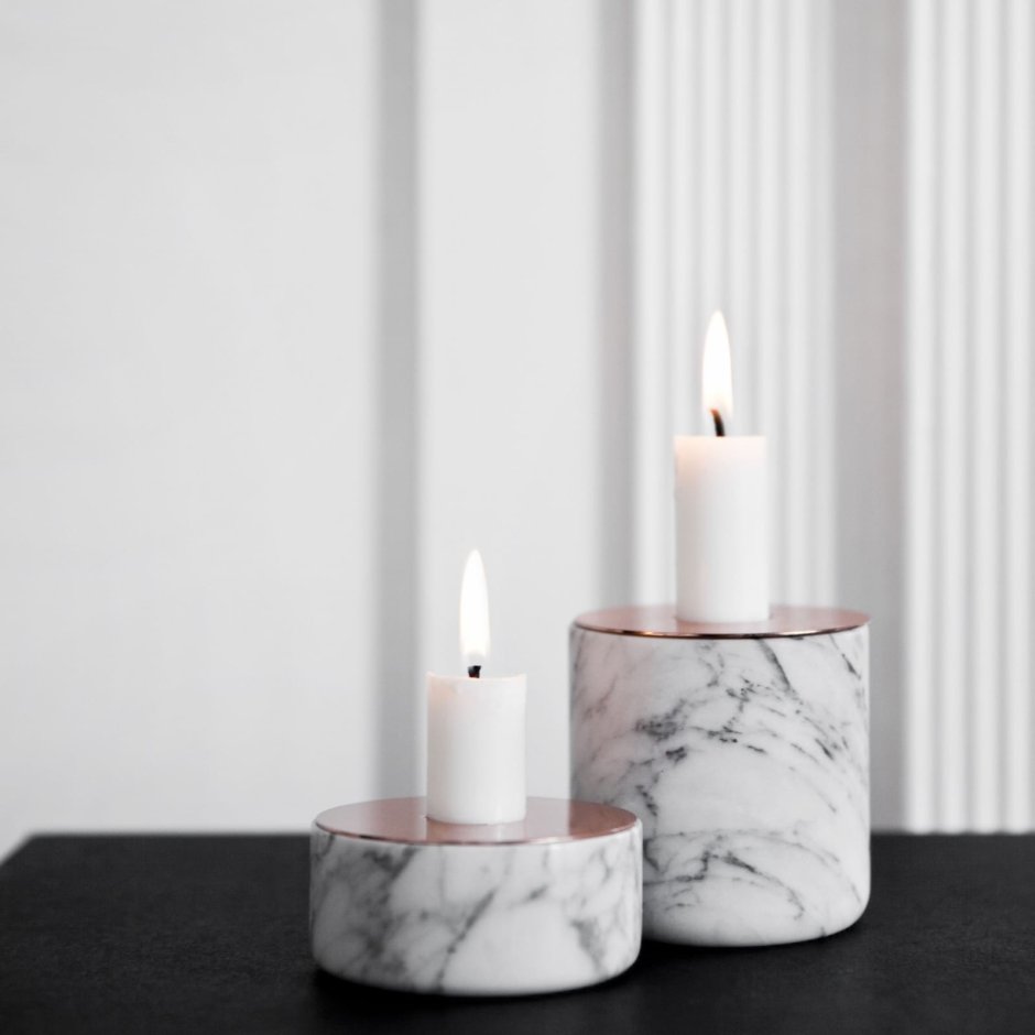 Подсвечник из мрамора
