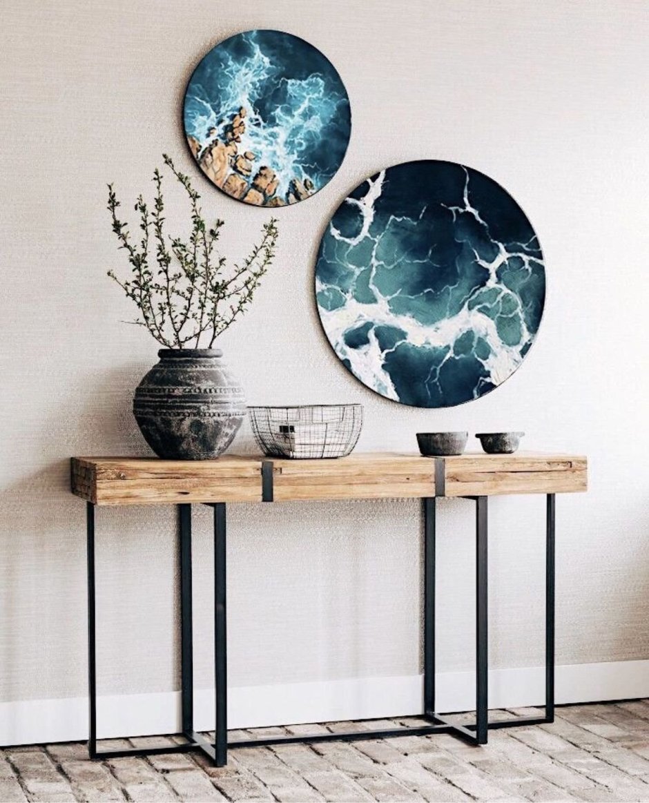 Круглые картины для интерьера