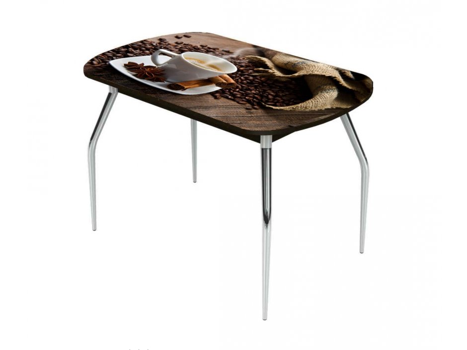 Стол кухонный раздвижной стеклянный паук