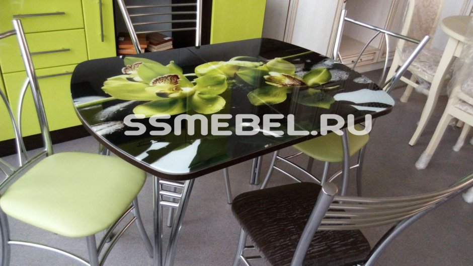 Стол паук с фотопечатью s030