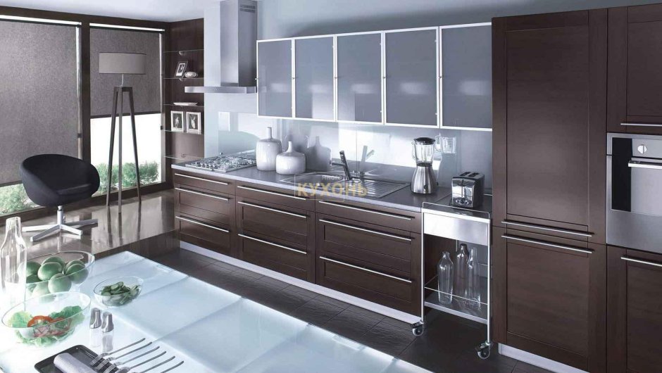 Модерн кухня рамочный фасад