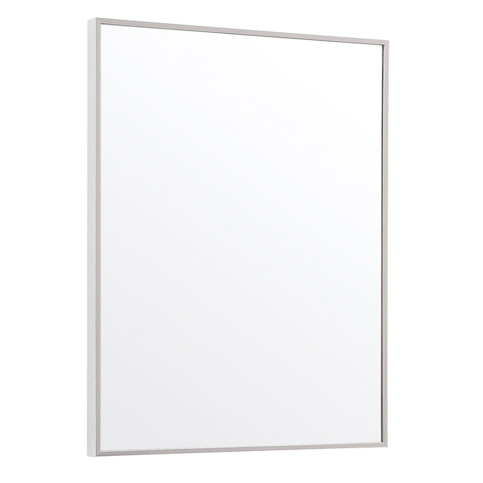 Зеркало в алюминиевой рамке для ванной