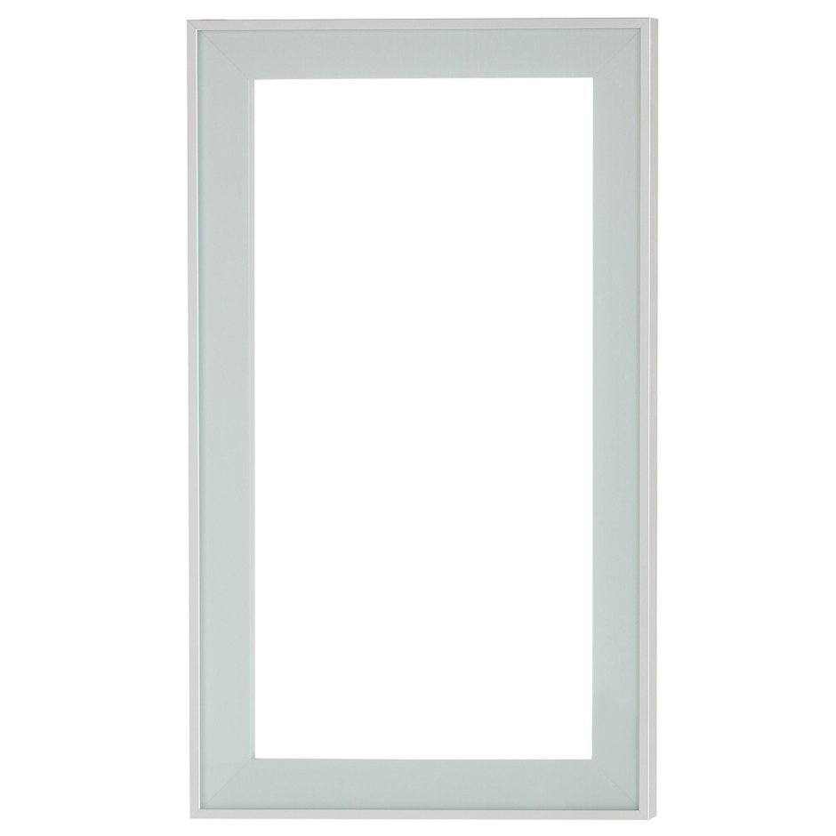 Фасад в алюминиевой рамке со стеклом