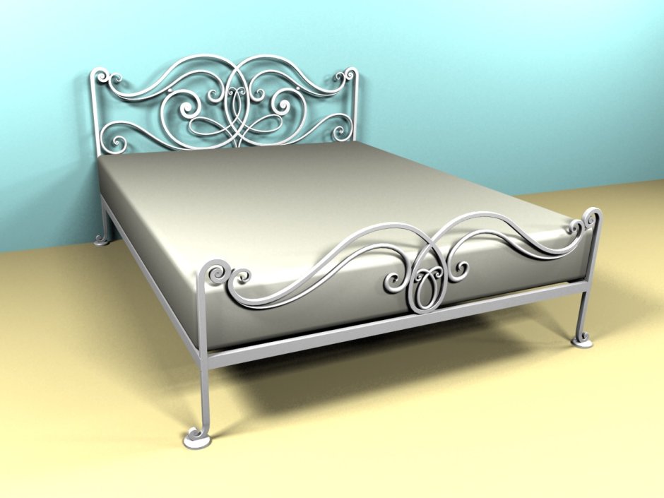 Эскизы металлических кроватей