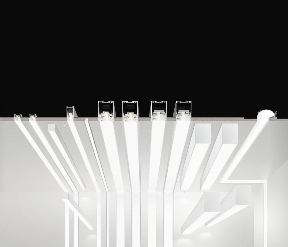 Безрамочный линейный светильник FS 50