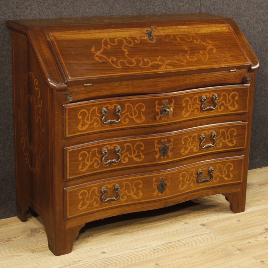 Тумба инкрустация деревом