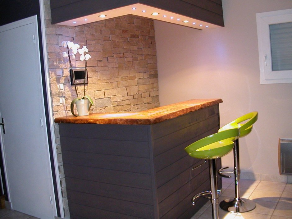 Материалы для отделки барной стойки