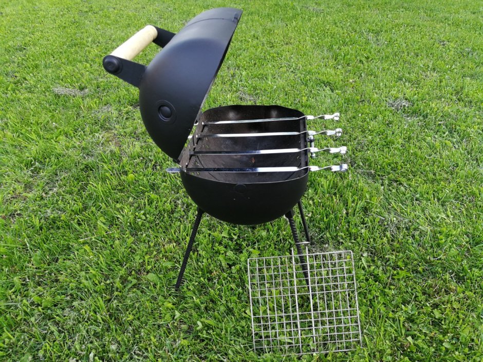 Мангал с фреонового баллона