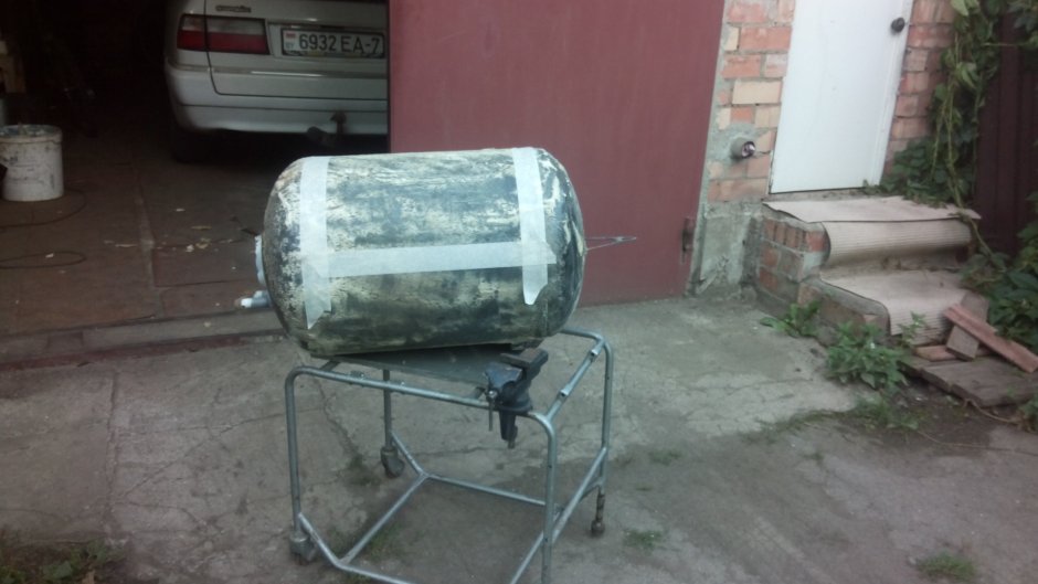 Мангал из ГАЗ баллона 50л