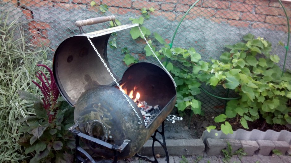 Коптильня из бойлера 80 литров